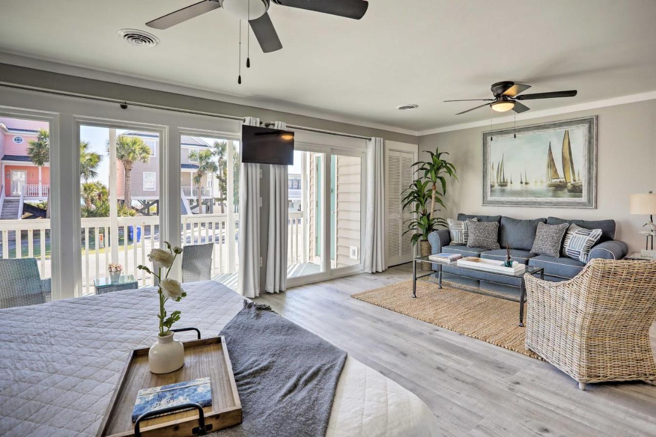 Updated Studio 1-Block Walk To Surfside Beach! Myrtle Beach Exterior foto
